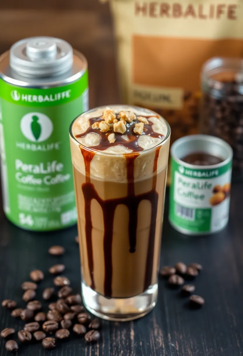 25 Herbalife High Protein Iced Coffee Recipes Boost Your Day - 10. Peanut Butter Cup Iced Coffee