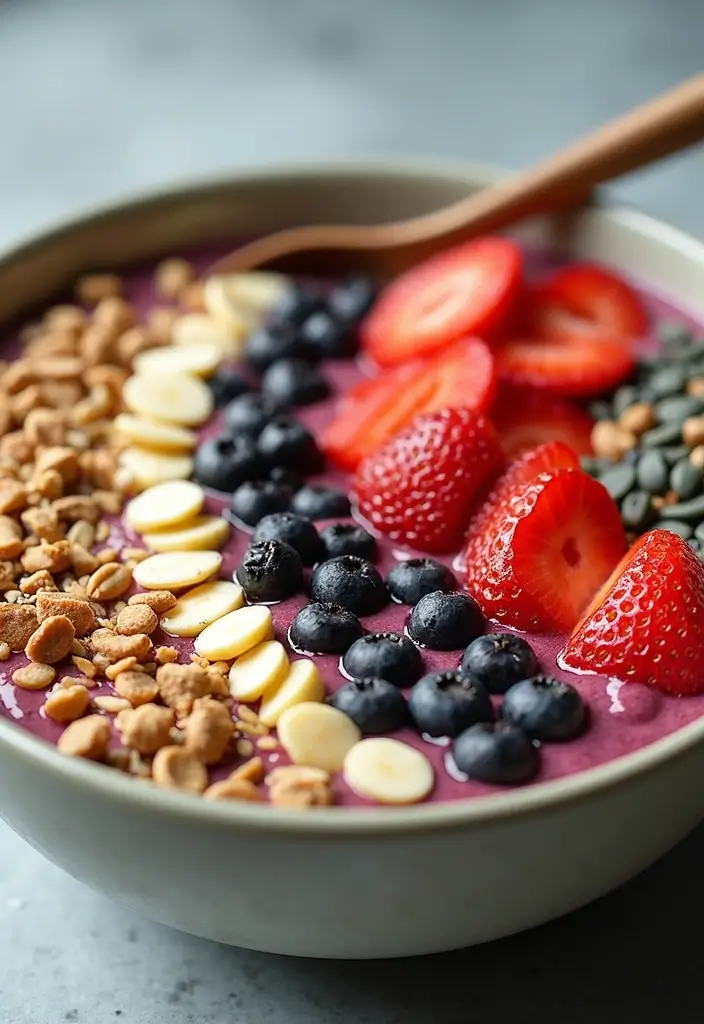 25 High Protein High Fiber Low Carb Recipes Healthy And Filling - 13. Protein-Packed Smoothie Bowl