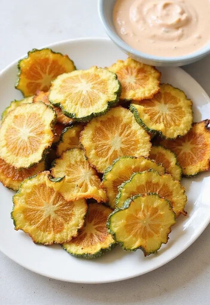 25 High Protein High Fiber Low Carb Recipes Healthy And Filling - 17. Oven-Baked Zucchini Chips