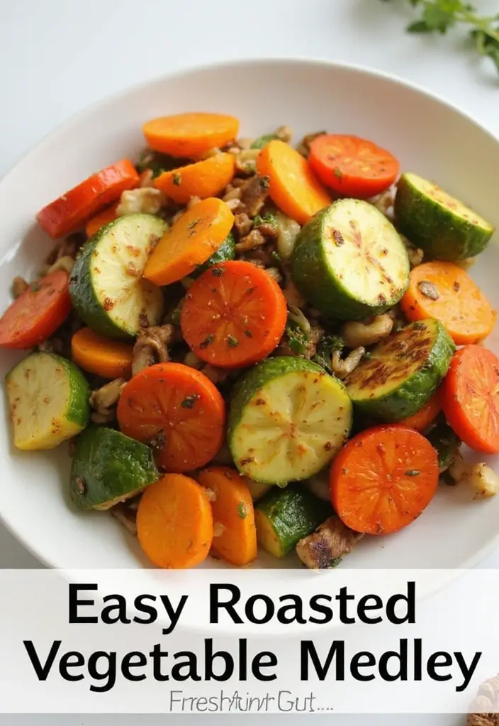 25 High Protein Low Carb Dairy Free Recipes That Satisfy - 10. Roasted Vegetable Medley