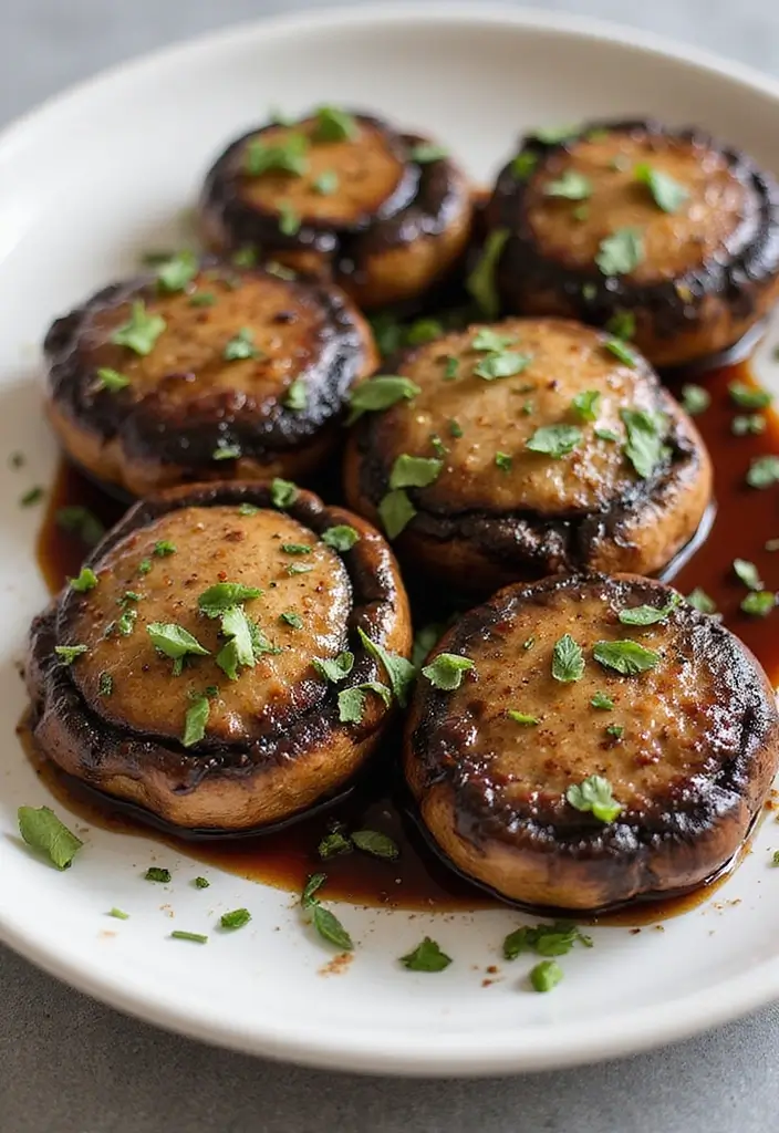 25 High Protein Low Carb Dairy Free Recipes That Satisfy - 17. Grilled Portobello Mushrooms
