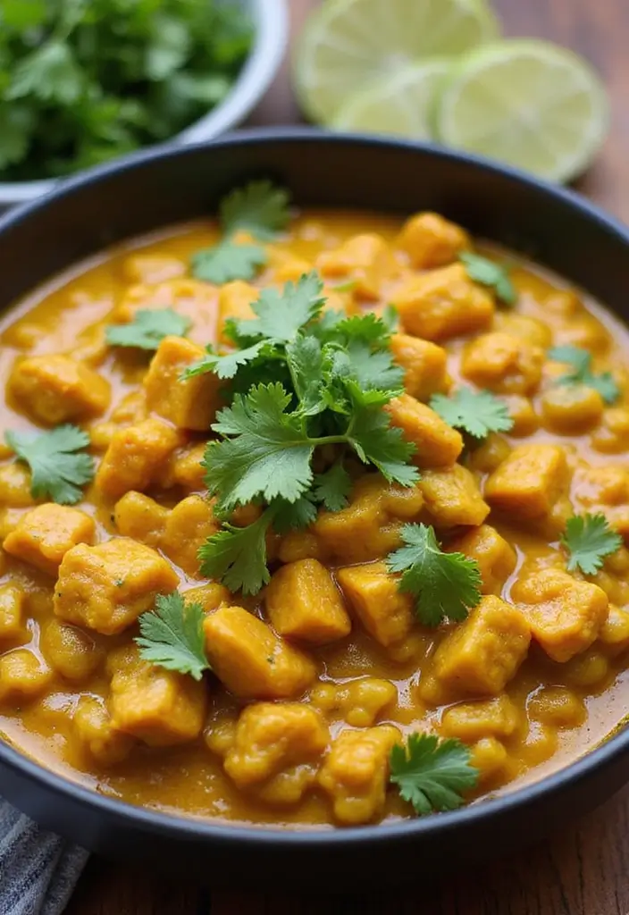 25 High Protein Low Carb Dairy Free Recipes That Satisfy - 24. Coconut Curry Lentils