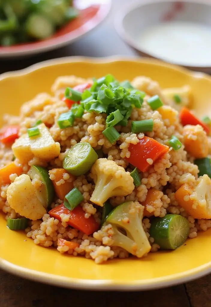 25 High Protein Low Carb Dairy Free Recipes That Satisfy - 4. Cauliflower Rice Stir-Fry