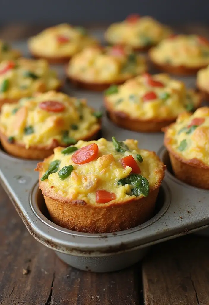 25 High Protein Low Carb Dairy Free Recipes That Satisfy - 8. Egg Muffins with Veggies