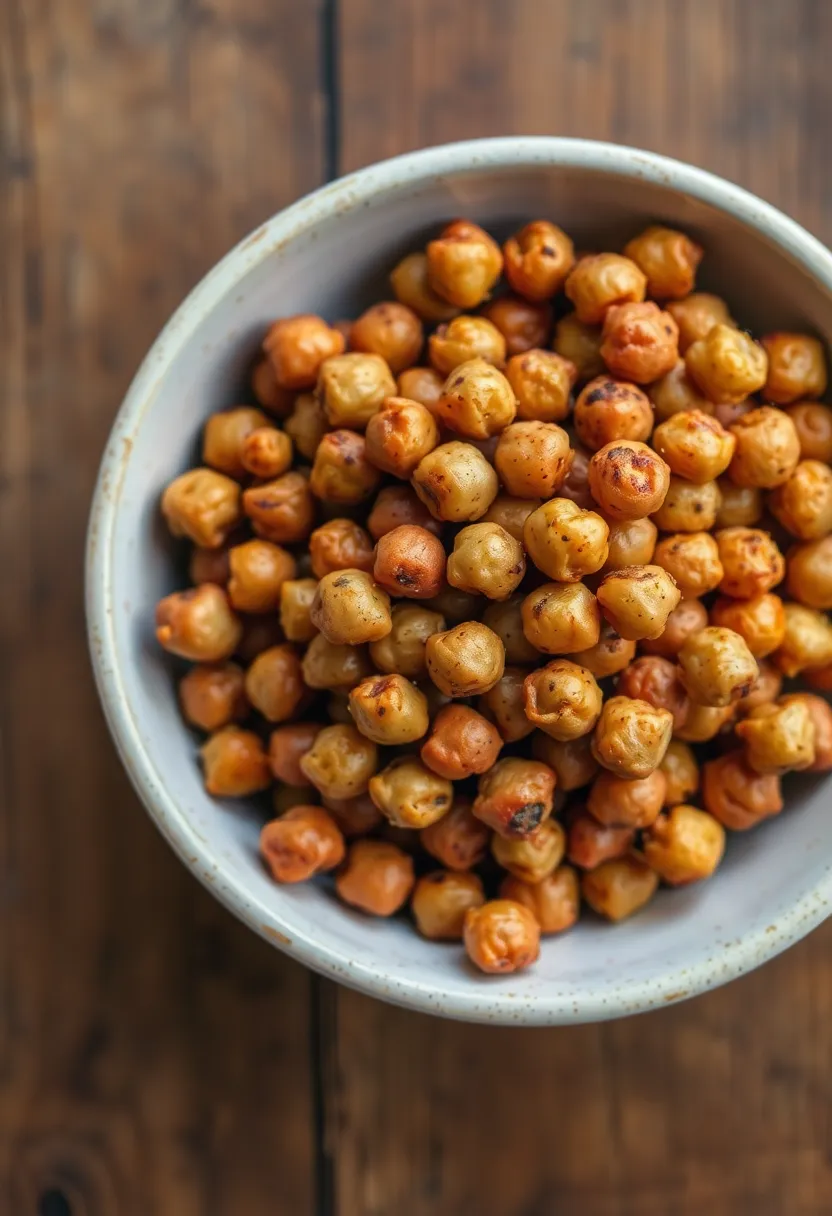 25 High Protein Meal Prep Recipes That Are Delicious - 11. Roasted Chickpeas