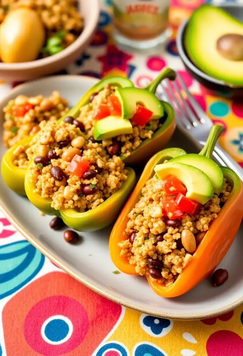 25 High Protein Vegetarian Slow Cooker Recipes To Enjoy 10. High Protein Stuffed Bell Peppers