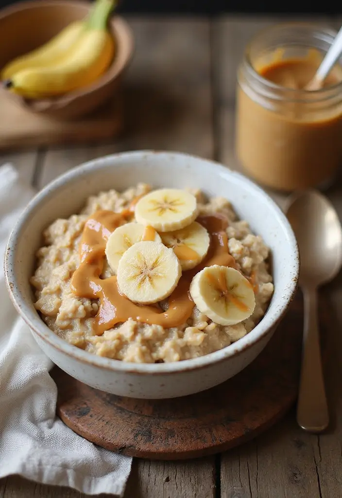 25 High Protein Vegetarian Slow Cooker Recipes To Enjoy 11. Peanut Butter and Banana Oatmeal