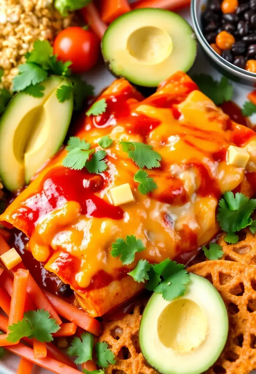 25 High Protein Vegetarian Slow Cooker Recipes To Enjoy 15. Sweet Potato and Black Bean Enchiladas