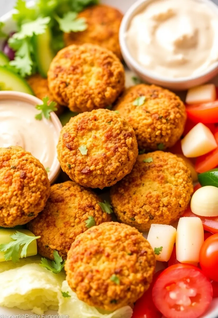 25 High Protein Vegetarian Slow Cooker Recipes To Enjoy 20. Baked Falafel with Tahini Sauce