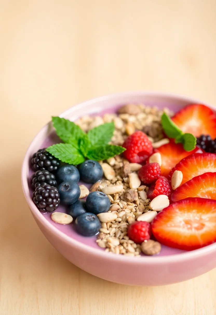 25 High Protein Vegetarian Slow Cooker Recipes To Enjoy 22. Protein Packed Smoothie Bowl