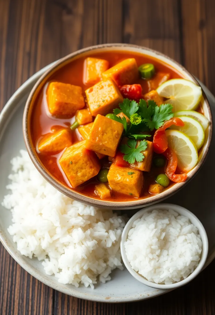 25 High Protein Vegetarian Slow Cooker Recipes To Enjoy 23. Sweet and Spicy Tofu Stew