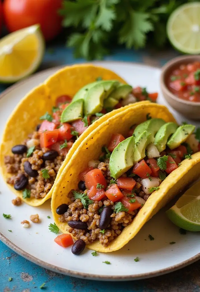 25 High Protein Vegetarian Slow Cooker Recipes To Enjoy 8. High Protein Vegan Tacos