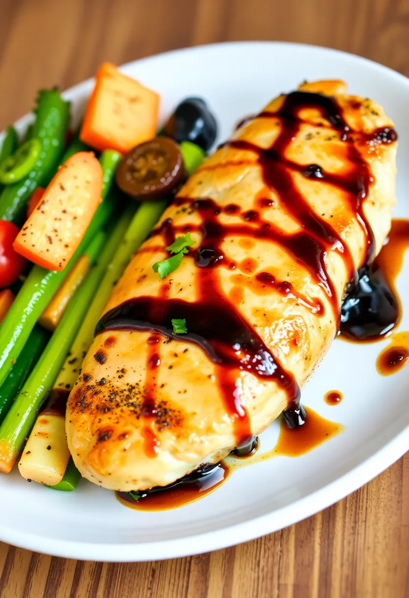 25 Low Carb High Protein Recipes Dinner Friendly - 23. Balsamic Glazed Chicken