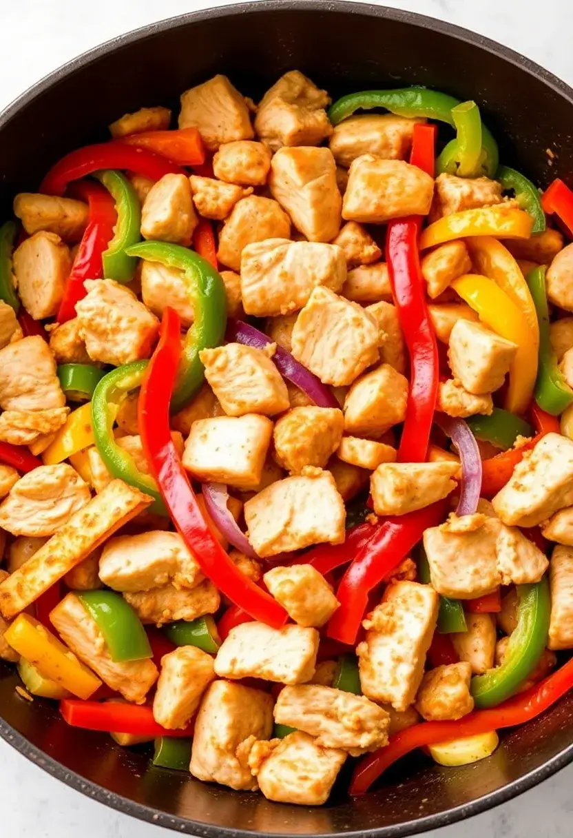 25 Low Carb High Protein Recipes Dinner Friendly - 24. Chicken Fajita Skillet