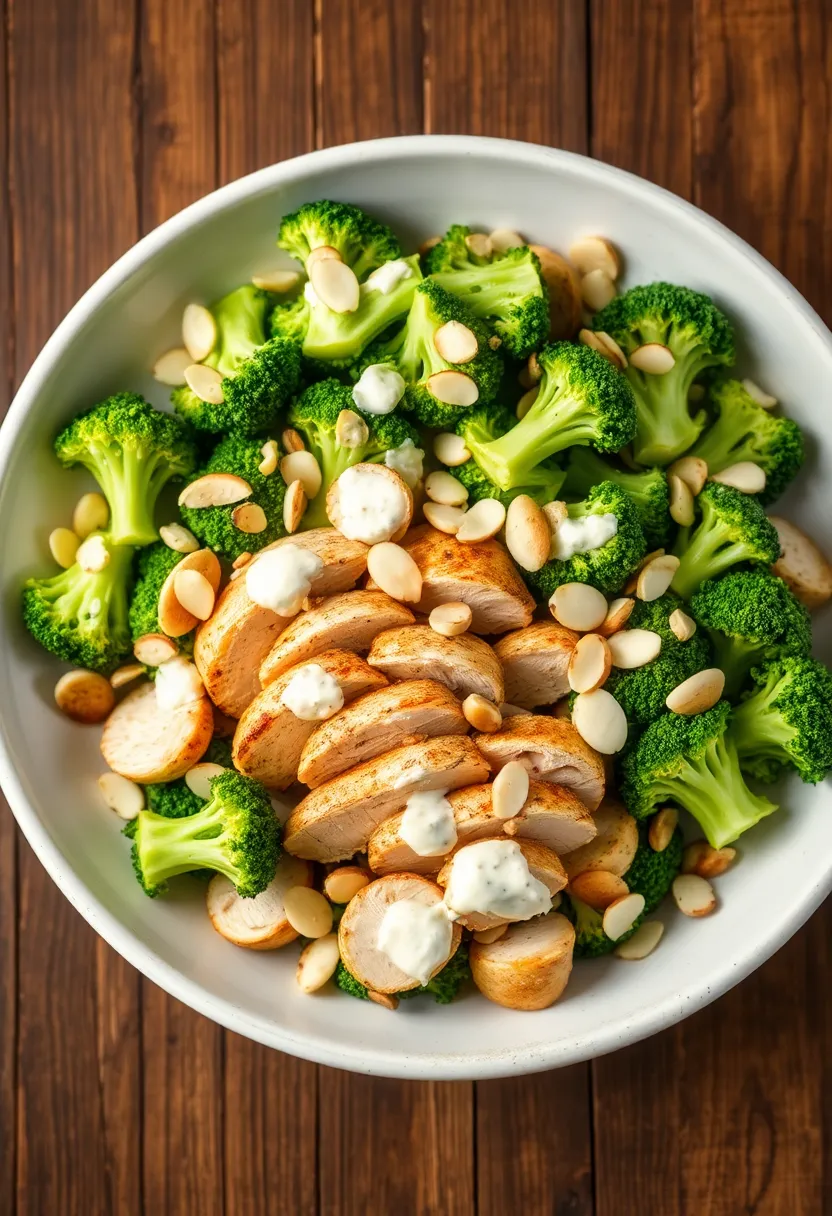25 Low Carb High Protein Salad Recipes Fresh And Filling 16. Chicken and Broccoli Salad