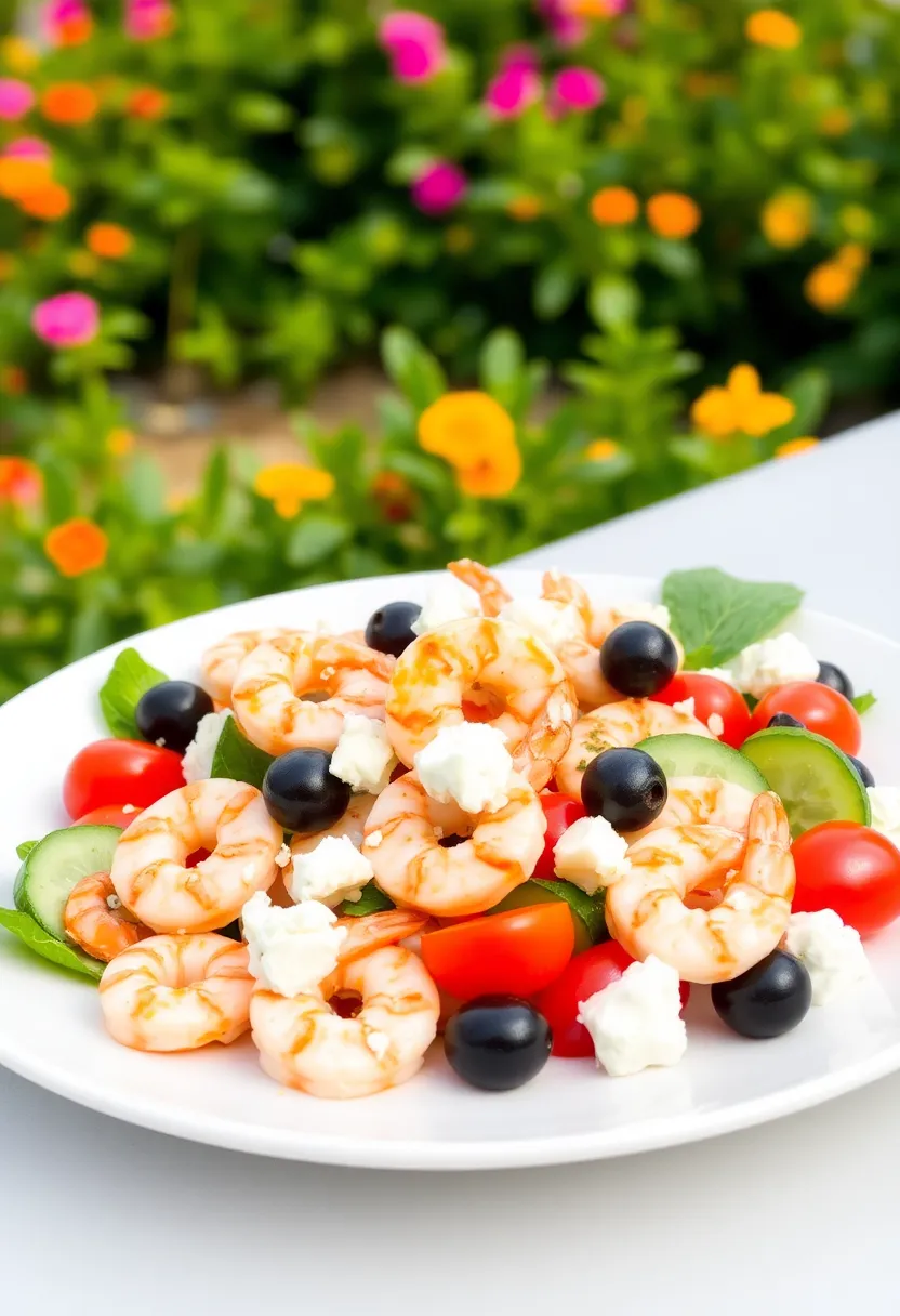 25 Low Carb High Protein Salad Recipes Fresh And Filling 20. Mediterranean Shrimp Salad