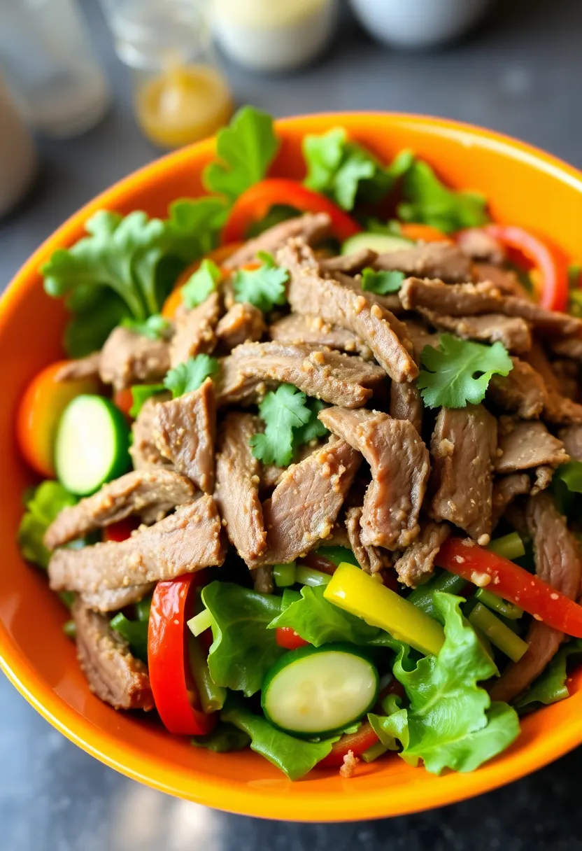 25 Low Carb High Protein Salad Recipes Fresh And Filling 25. Thai Beef Salad