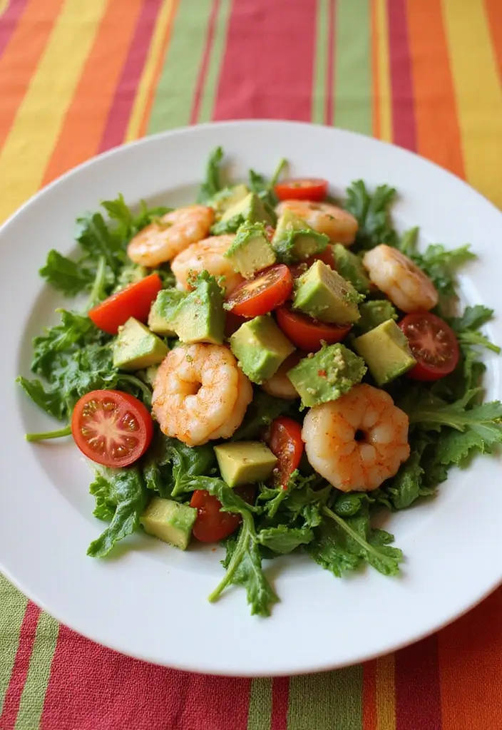 25 Low Carb High Protein Salad Recipes Fresh And Filling 4. Shrimp and Avocado Salad