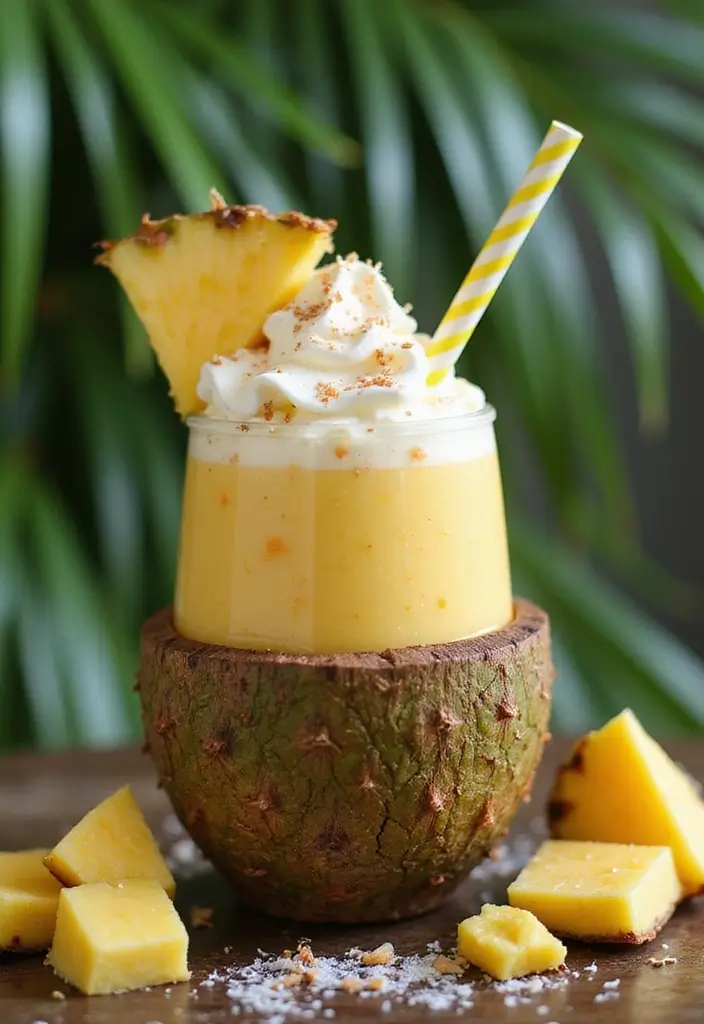25 Low Carb High Protein Smoothie Recipes To Blend Fast - 5. Tropical Coconut Smoothie