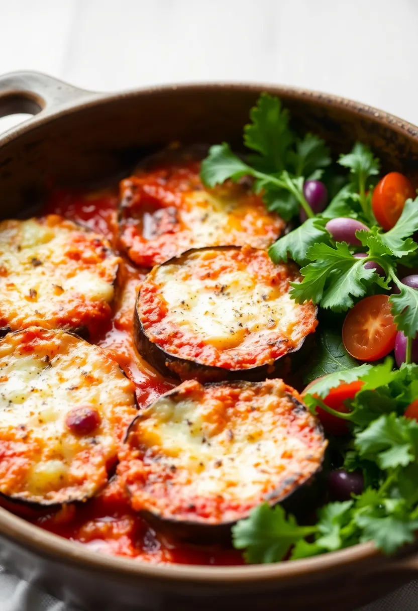 25 Low Carb Low Fat High Protein Recipes For Weight Loss - 20. Baked Eggplant Parmesan