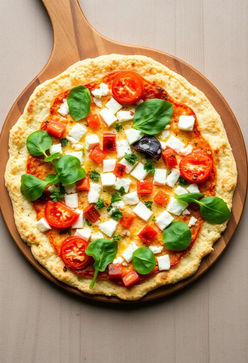 25 Low Carb Low Fat High Protein Recipes For Weight Loss - 22. Cauliflower Pizza Crust