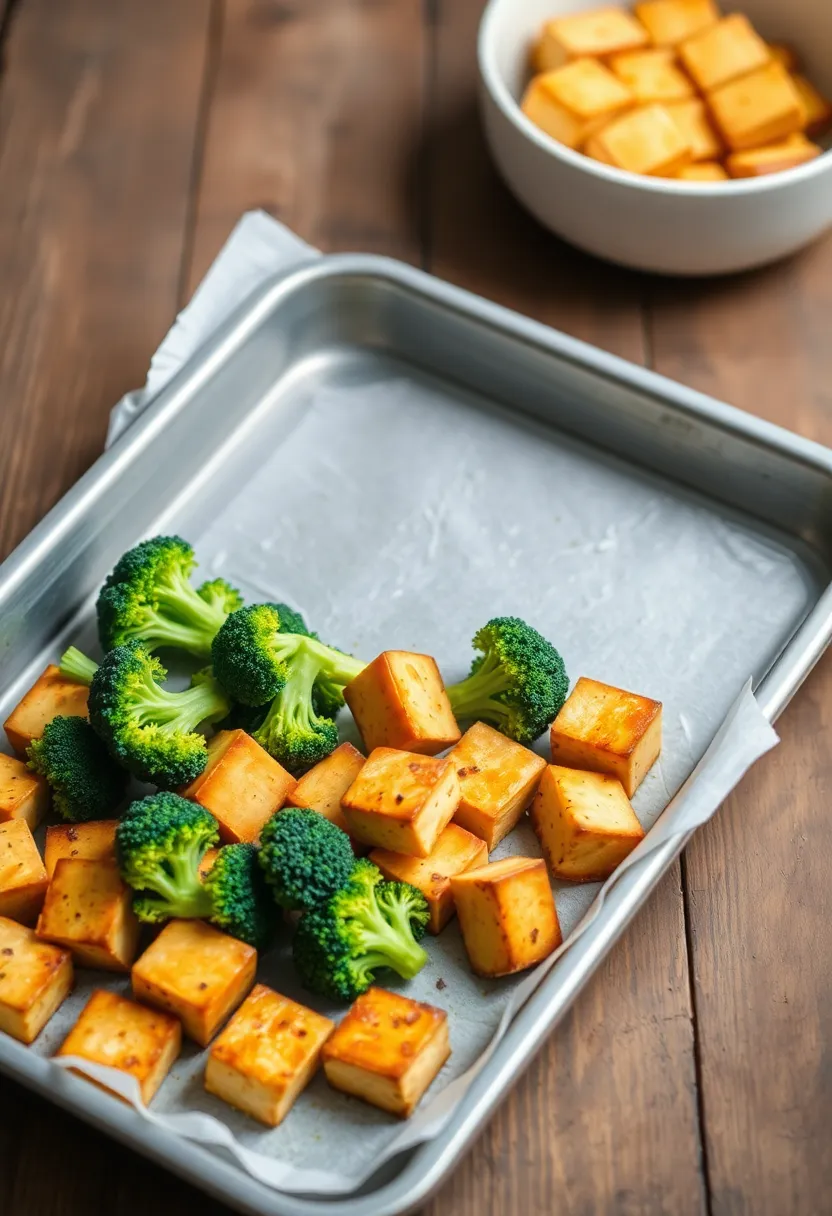 25 Vegan High Protein Low Carb Recipes Clean And Energizing - 13. Baked Tofu with Broccoli