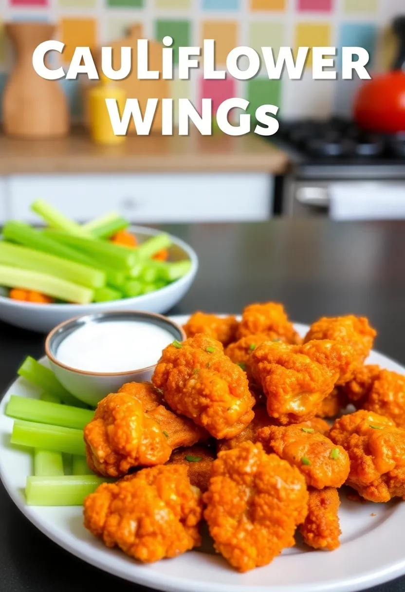 25 Vegan High Protein Low Carb Recipes Clean And Energizing - 14. Cauliflower Buffalo Wings