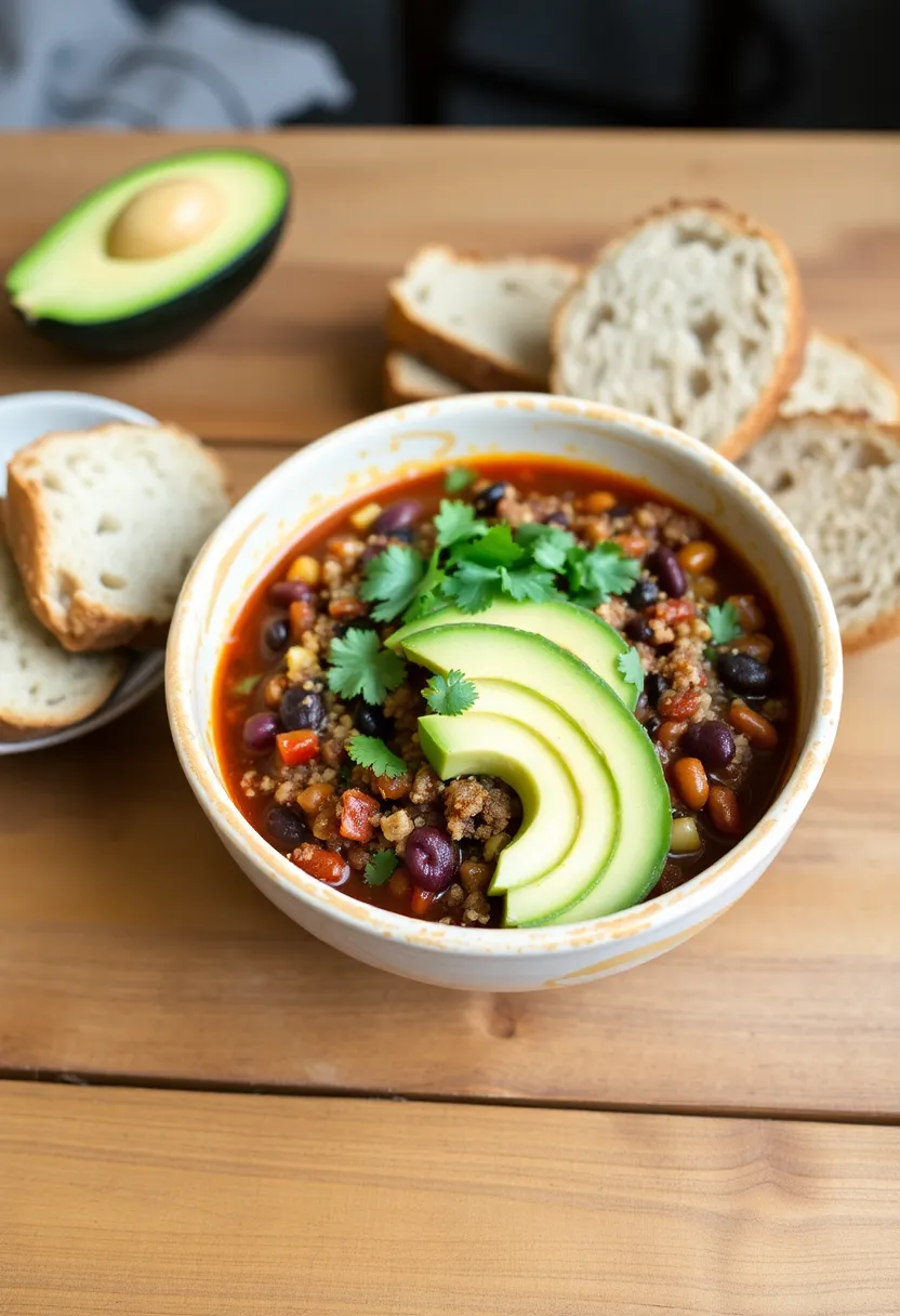 25 Vegan High Protein Low Carb Recipes Clean And Energizing - 15. Quinoa and Black Bean Chili
