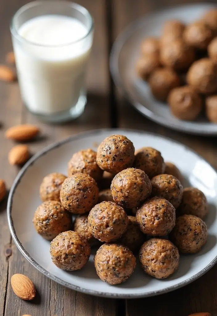 25 Vegan High Protein Low Carb Recipes Clean And Energizing - 25. Chia Seed Energy Bites