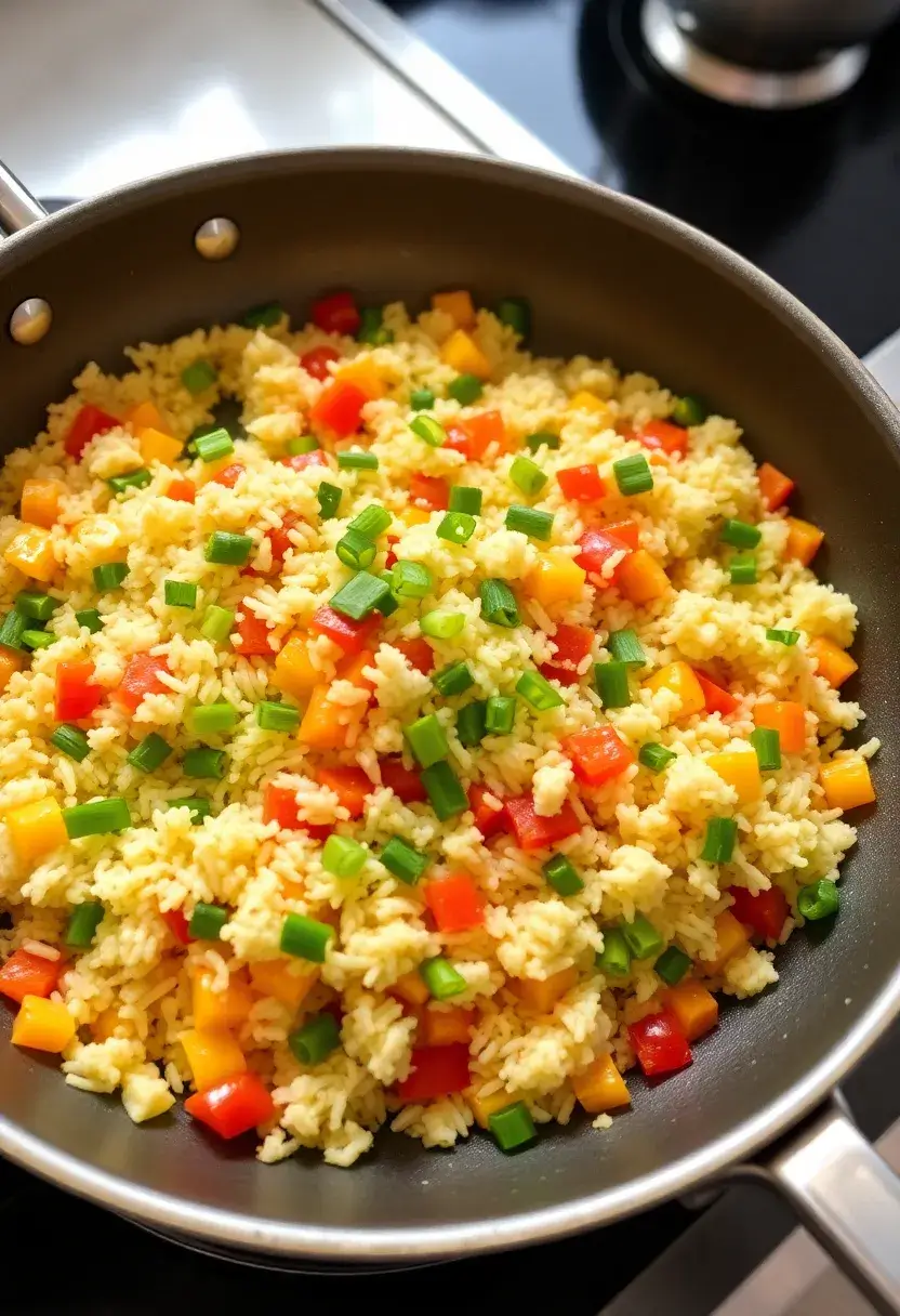 25 Vegan High Protein Low Carb Recipes Clean And Energizing - 5. Cauliflower Rice Stir-Fry