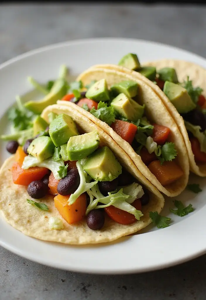27 Easy High Protein Low Calorie Recipes To Cook Fast - 12. Black Bean Tacos