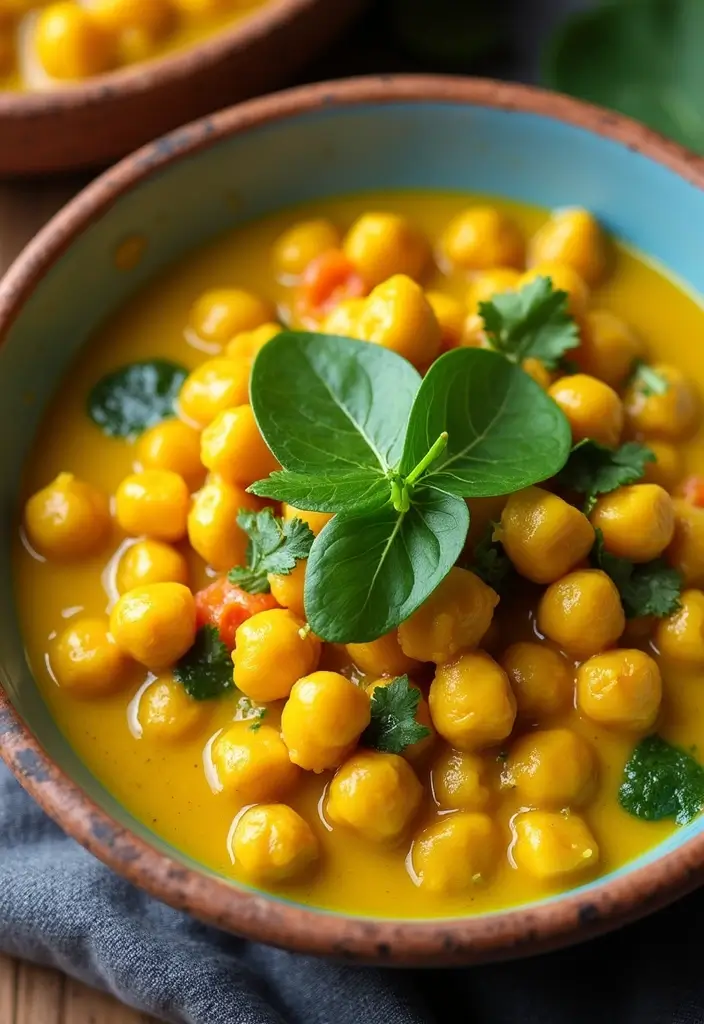 27 Easy High Protein Low Calorie Recipes To Cook Fast - 16. Chickpea Curry