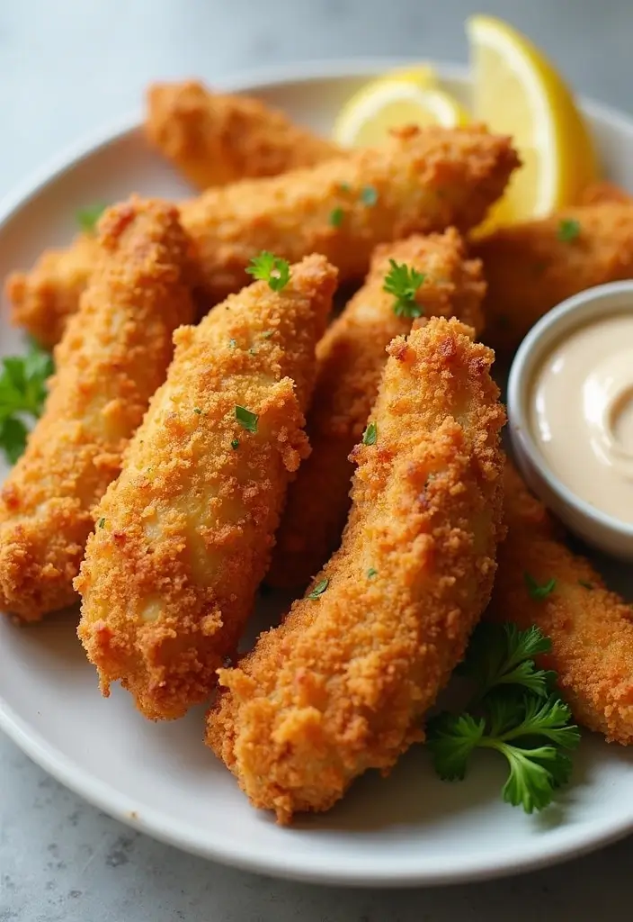 27 Easy High Protein Low Calorie Recipes To Cook Fast - 17. Oven-Baked Chicken Tenders