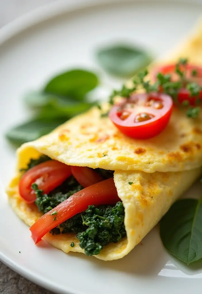 27 Easy High Protein Low Calorie Recipes To Cook Fast - 5. Egg White Omelette