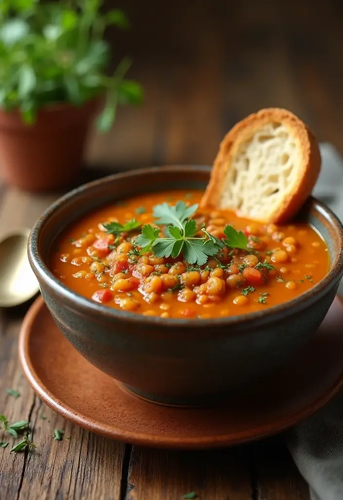 27 Easy High Protein Low Calorie Recipes To Cook Fast - 6. Lentil Soup