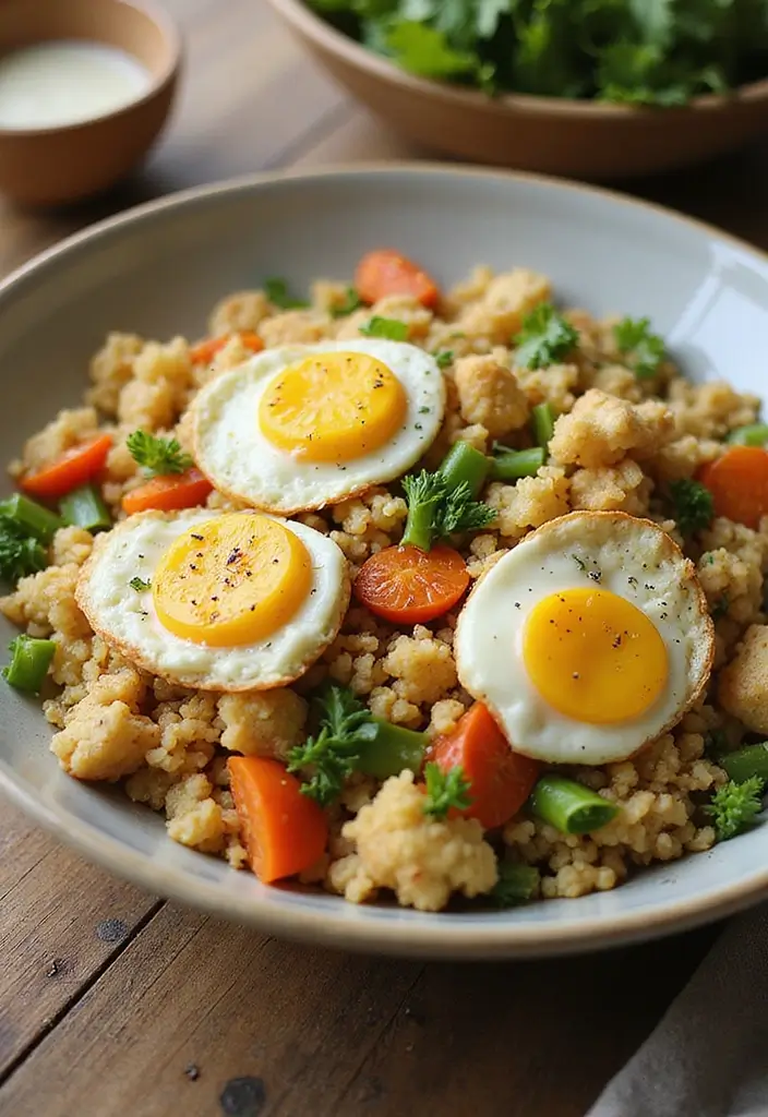 27 Healthy Dinner Recipes for Family High Protein Meals 16. Cauliflower Fried Rice