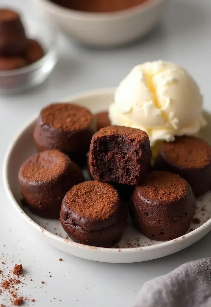 27 High Protein Low Carb Dessert Recipes Sweet And Smart 10. Low Carb Brownie Bites