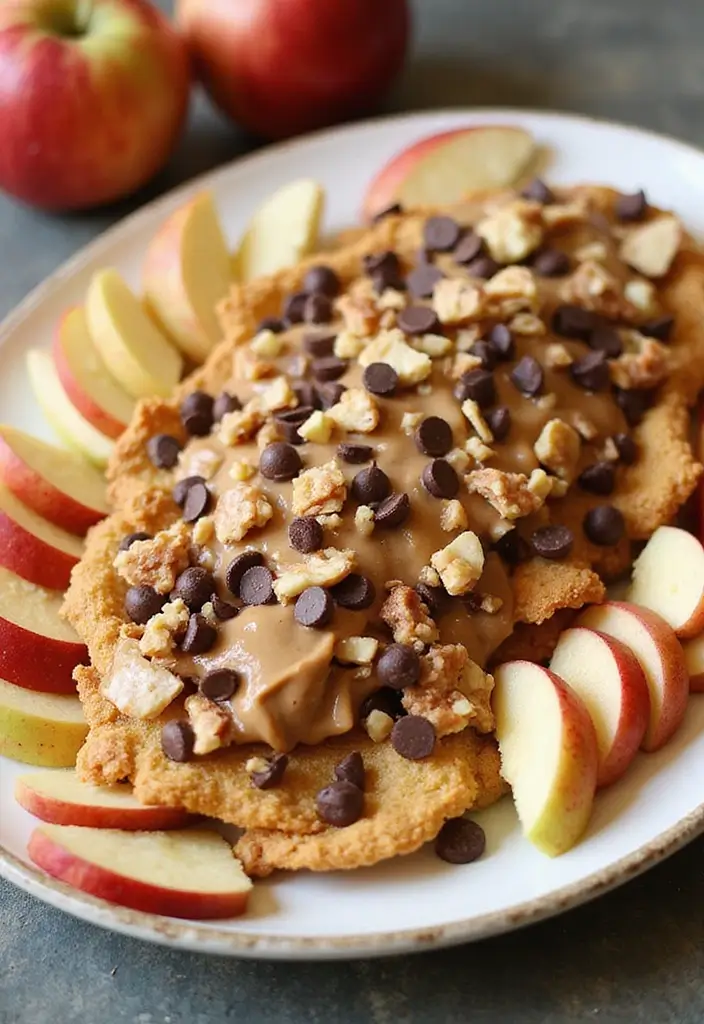 27 High Protein Low Carb Dessert Recipes Sweet And Smart 14. Spiced Apple Nachos