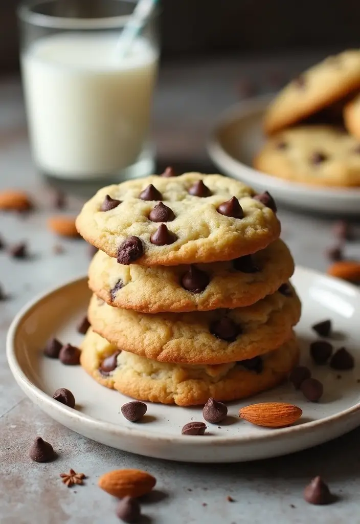 27 High Protein Low Carb Dessert Recipes Sweet And Smart 2. Almond Flour Chocolate Chip Cookies