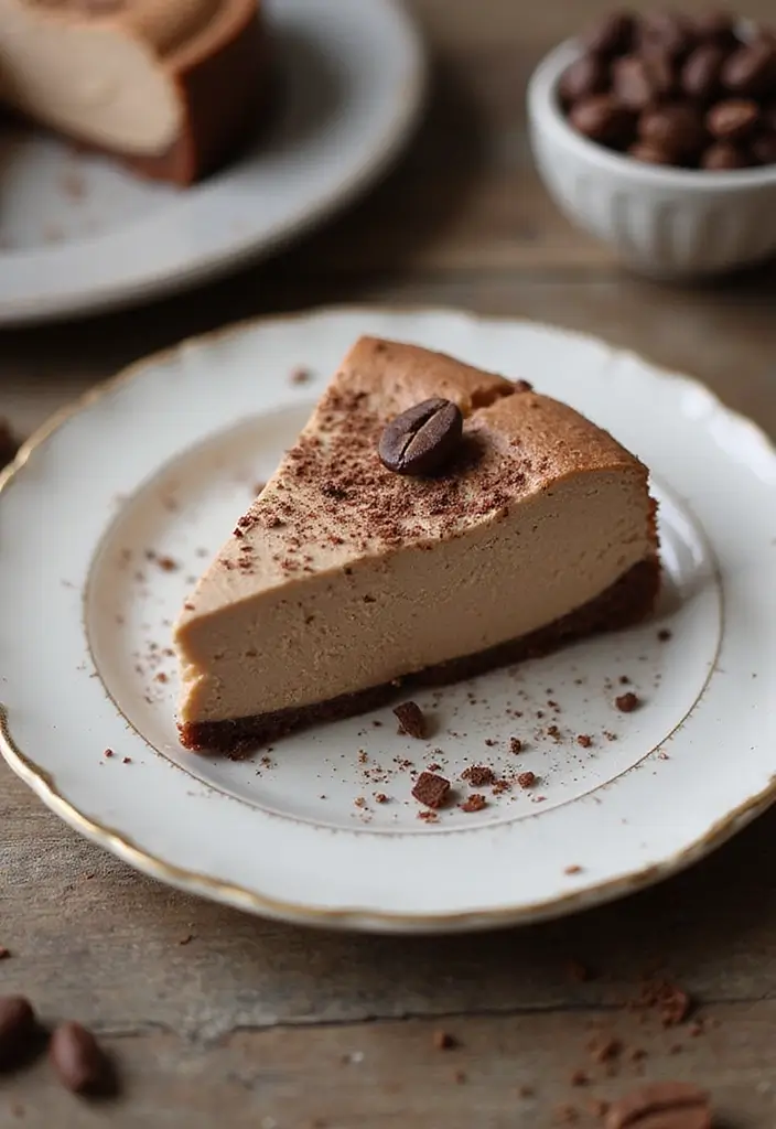27 High Protein Low Carb Dessert Recipes Sweet And Smart 25. Low Carb Mocha Cheesecake