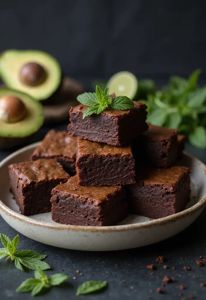 27 High Protein Low Carb Dessert Recipes Sweet And Smart 26. Chocolate Avocado Brownies