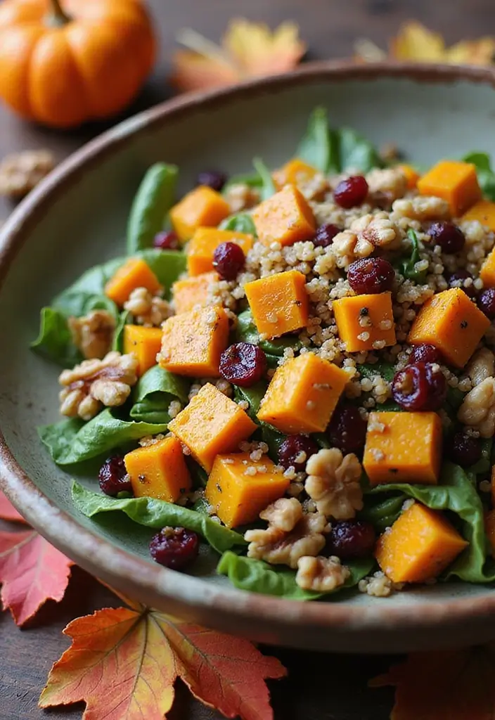 27 High Protein Low Carb Fall Recipes Cozy And Nutritious - 8. Butternut Squash and Quinoa Salad