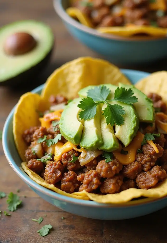 27 High Protein Low Carb Ground Beef Recipes Quick And Easy 1. Zesty Taco Bowls