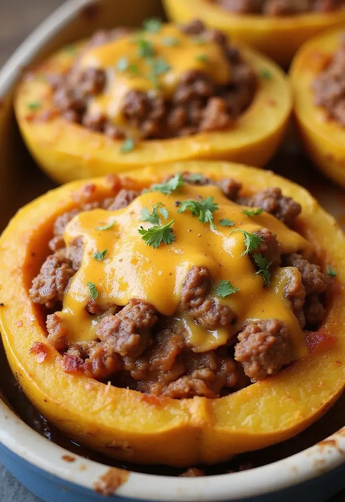 27 High Protein Low Carb Ground Beef Recipes Quick And Easy 3. Spaghetti Squash Beef Bake