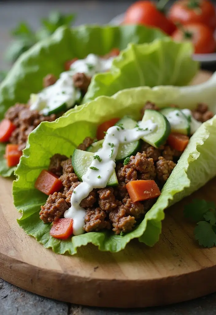 27 High Protein Low Carb Ground Beef Recipes Quick And Easy 5. Greek Beef Wraps
