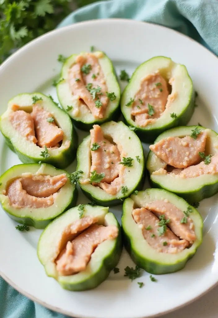 27 High Protein Low Carb Recipes Lunch To Go 25 27 High Protein Low Carb Recipes Lunch To Go - 25. Cucumber & Turkey Roll-Ups