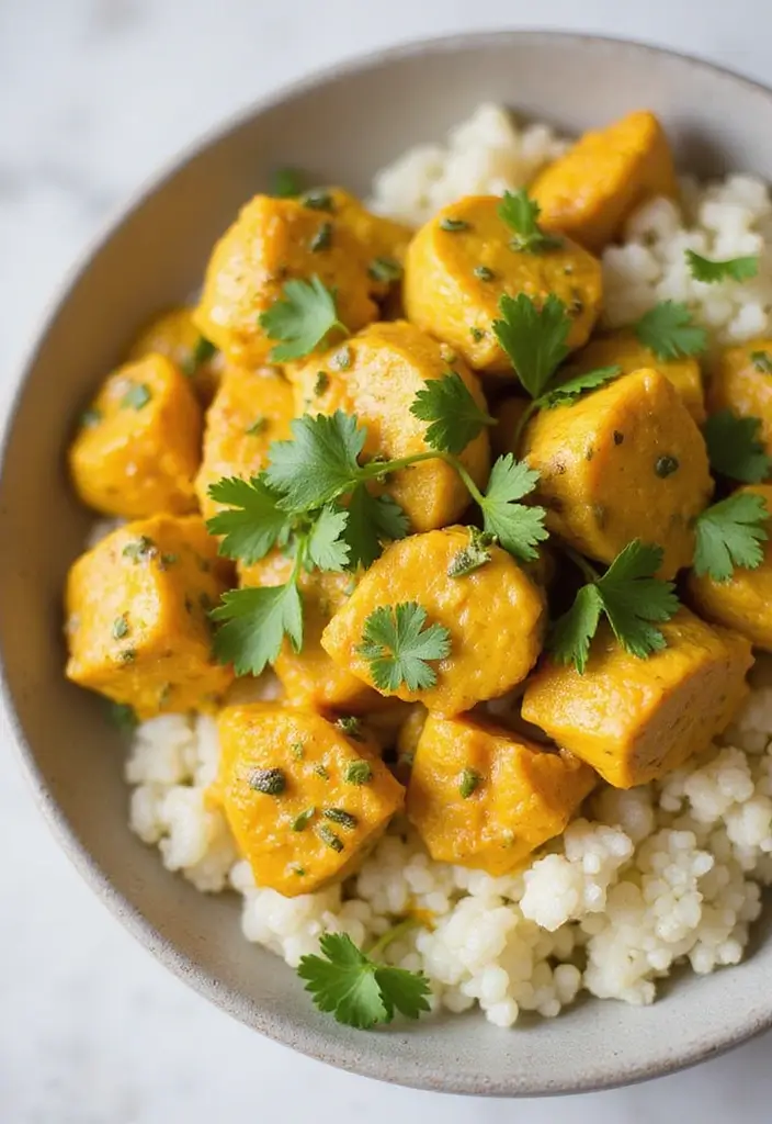 27 High Protein Low Carb Recipes Lunch To Go 26 27 High Protein Low Carb Recipes Lunch To Go - 26. Coconut Curry Chicken