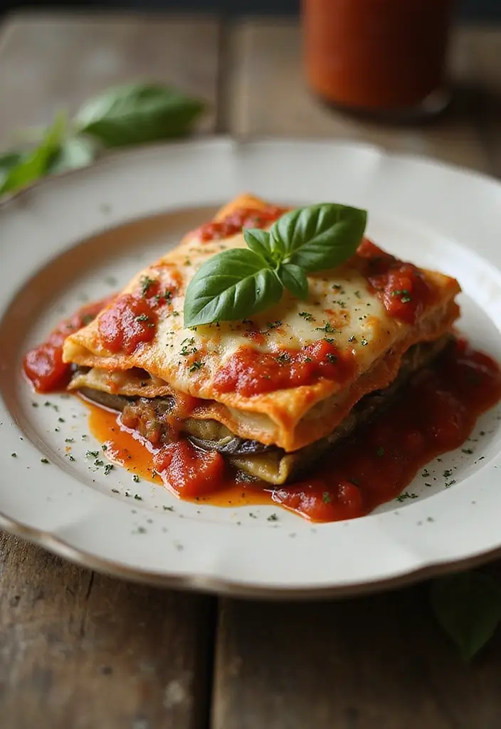 27 High Protein Low Carb Recipes for Bariatric Meal Prep - 12. Eggplant Lasagna