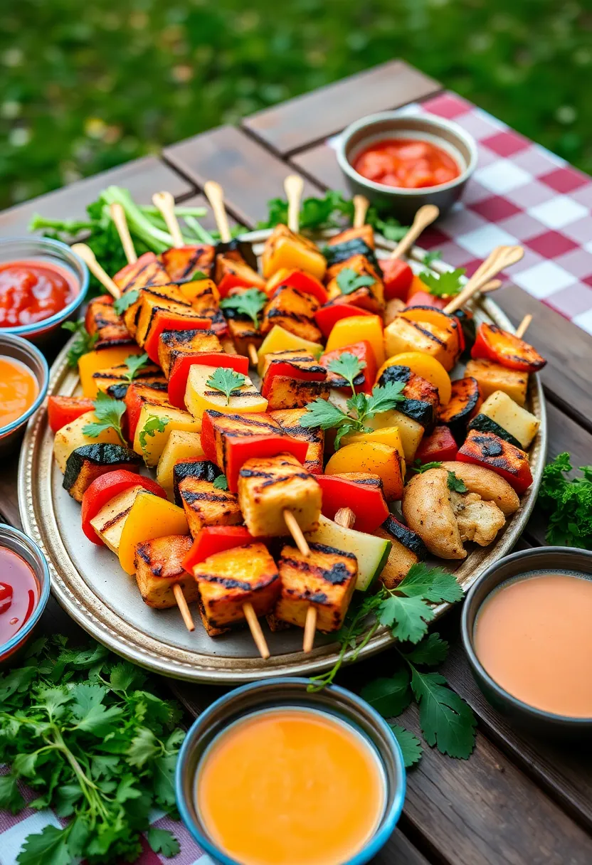 27 High Protein Low Carb Recipes for Bariatric Meal Prep - 20. Grilled Vegetable Skewers