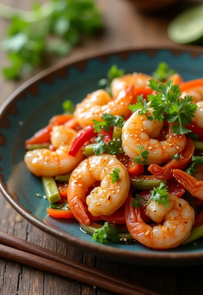 27 High Protein Low Carb Recipes for Bariatric Meal Prep - 6. Shrimp Stir-Fry